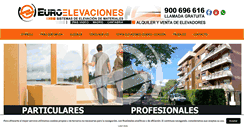 Desktop Screenshot of euroelevaciones.com