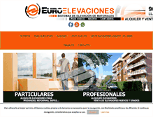 Tablet Screenshot of euroelevaciones.com